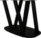 HSM Collection-Tafelonderstel 5 Pilaren-98x58x73-Zwart-Metaal