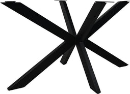 HSM Collection-Tafelonderstel Spider-130x80x72 ( 80x40 mm )-Zwart-Metaal