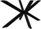 HSM Collection-Tafelonderstel Spider-130x80x72 ( 80x40 mm )-Zwart-Metaal