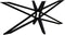HSM Collection-Tafelonderstel Spider-180x80x72 (40x40mm)-Zwart-Metaal