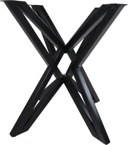 HSM Collection-Tafelonderstel Spider-80*80*72 (40x40mm)-Zwart-Metaal