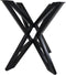 HSM Collection-Tafelonderstel Spider-80*80*72 (40x40mm)-Zwart-Metaal