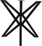 HSM Collection-Tafelonderstel Spider-80*80*72 (40x40mm)-Zwart-Metaal