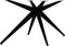 HSM Collection-Tafelonderstel Spider Angle-135x80x72-Zwart-Metaal