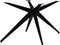 HSM Collection-Tafelonderstel Spider Angle-135x80x72-Zwart-Metaal