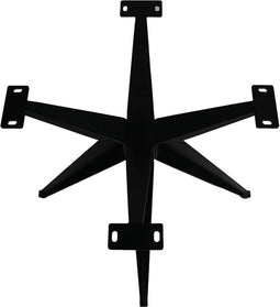 HSM Collection-Tafelonderstel Spider Angle-80x80x72 (60 mm)-Zwart-Metaal