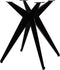 HSM Collection-Tafelonderstel Spider Angle-80x80x72 (60 mm)-Zwart-Metaal