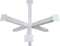 HSM Collection-Tafelonderstel Spider Oakland-100x80x72-Wit-Metaal