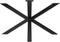 HSM Collection-Tafelonderstel Spider Oakland-130x90x72 (75x75mm)-Zwart-Metaal