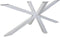 HSM Collection-Tafelonderstel Spider Oakland-180x80x72-Wit-Metaal