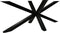 HSM Collection-Tafelonderstel Spider Oakland-180x80x72-Zwart-Metaal