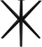 HSM Collection-Tafelonderstel Spider Oakland-75x75x72 (65x65mm)-Zwart-Metaal