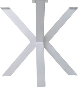HSM Collection-Tafelonderstel Spider Oakland-80x80x72-Wit-Metaal