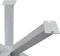 HSM Collection-Tafelonderstel Spider Oakland-80x80x72-Wit-Metaal