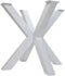 HSM Collection-Tafelonderstel Spider Oakland-80x80x72-Wit-Metaal