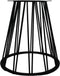 HSM Collection-Tafelonderstel Trapezium-70x40x74-Zwart-Metaal