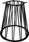 HSM Collection-Tafelonderstel Trapezium-70x40x74-Zwart-Metaal