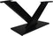 HSM Collection-Tafelonderstel V-LEG-150x50x72-Zwart-Metaal