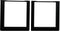 HSM Collection-Tafelpoot Model U S/2-70x10x72 ( 75x75 mm )-Zwart-Metaal