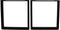 HSM Collection-Tafelpoot Model U S/2-70x10x72 ( 75x75 mm )-Zwart-Metaal