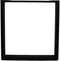 HSM Collection-Tafelpoot Model U S/2-70x10x72 ( 75x75 mm )-Zwart-Metaal
