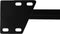 HSM Collection-Tafelpoot Model U S/2-70x8x72 (80x40 mm)-Zwart-Metaal