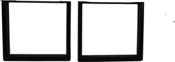 HSM Collection-Tafelpoot Model U S/2-80x10x72 (100x50mm)-Zwart-Metaal