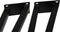 HSM Collection-Tafelpoot Model V S/4-20x10,5x72-Zwart-Metaal