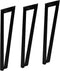 HSM Collection-Tafelpoot Model V S/4-20x10,5x72-Zwart-Metaal