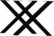 HSM Collection-Tafelpoot Model X S/2-80x10x72 ( 75x75 mm )-Zwart-Metaal