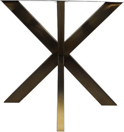HSM Collection-Tafelpoot Model X S/2-80x80x72-Goud-Metaal