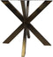 HSM Collection-Tafelpoot Model X S/2-80x80x72-Goud-Metaal