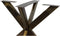 HSM Collection-Tafelpoot Model X S/2-80x80x72-Goud-Metaal