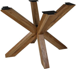 HSM Collection - Tafelpoten spinmodel - 75*75*72cm - Acacia hout