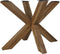 HSM Collection - Tafelpoten spinmodel - 75*75*72cm - Acacia hout