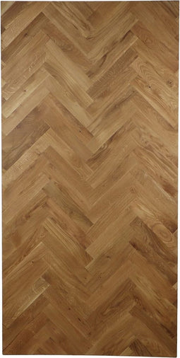 HSM Collection Tafeltop Visgraat Rechthoek 200cm Naturel Eiken
