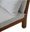 HSM Collection-Tuin Loungehoek Aruba + Kussen-84x84x64-Naturel/Wit-Teak/Stof