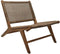 HSM Collection-Tuin Loungestoel Rio-66x80x65-Naturel/Naturel-Teak/Bananenblad