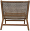 HSM Collection-Tuin Loungestoel Rio-66x80x65-Naturel/Naturel-Teak/Bananenblad