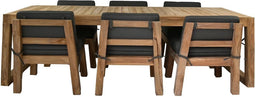 HSM Collection Tuinset New Aruba 260cm Naturel/Grijs Teak