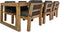 HSM Collection Tuinset New Aruba 260cm Naturel/Grijs Teak