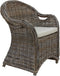 HSM Collection-Tuinstoel Met Arm Parma-65x65x87-Grijs/Crème-Koboo