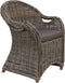 HSM Collection-Tuinstoel Met Arm Parma-65x65x87-Grijs/Mokka-Koboo