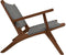 HSM Collection-Tuinstoel Rio Met Armleuning KD-80x80x67-Naturel/Grijs-Teak/Bananenblad