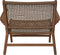 HSM Collection-Tuinstoel Rio Met Armleuning-80x80x67-Naturel/Naturel-Teak/Bananenblad