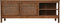 HSM Collection-Tv Meubel 2 Deur 2 Vak-135x52x42-Naturel-Teak/Rotan