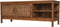 HSM Collection-Tv Meubel 2 Deur 2 Vak-135x52x42-Naturel-Teak/Rotan