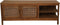 HSM Collection-Tv Meubel 2 Deur 2 Vak-135x52x42-Naturel-Teak/Rotan