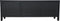 HSM Collection-Tv Meubel 3 Deur-160x42x55-Zwart-Teak Fineer