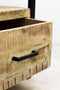 HSM Collection-Tv Meubel Havana 3 La-150x45x60-Naturel/Zwart-Mango/Metaal